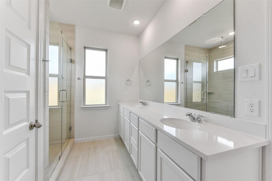 Furnished interior view inside a new home in , Houston (Image 10).