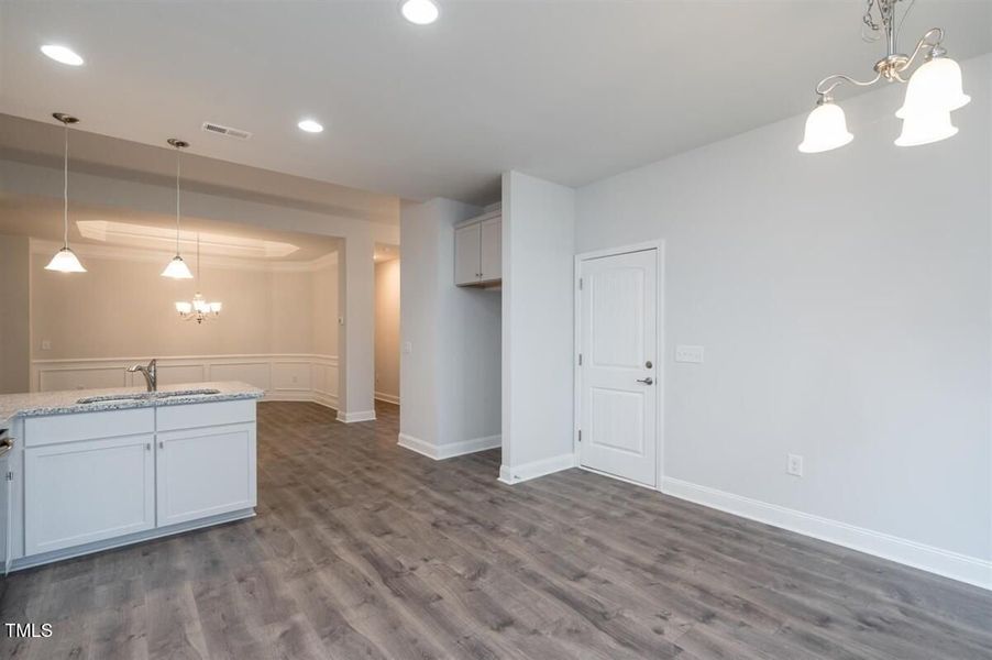 Representative unfurnished interior of a home built from the 2316 by Adams Homes in Hidden Pines, Cameron (Image 20).