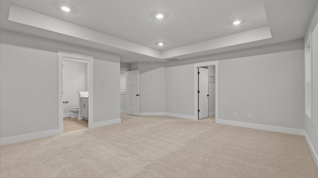 Furnished interior view inside a new home in Woodglen, Piedmont (Image 28). Furnished interior view inside a new home in Woodglen, Piedmont (Image 28).