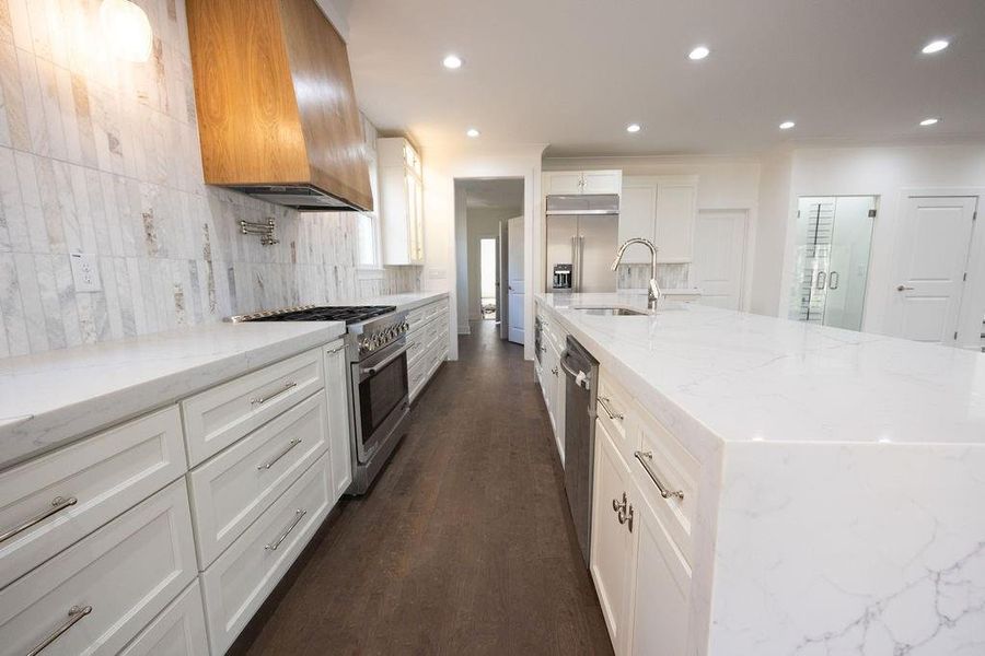 Furnished interior view inside a new home in , Atlanta (Image 12).