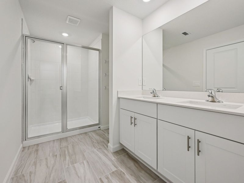 Furnished interior view inside a new home in Tidewater, Fort Pierce (Image 7).