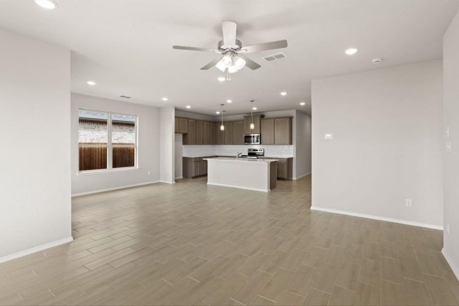 Representative unfurnished interior of a home built from the Basswood II Colony At Pinehurst Signature by Brohn Homes in Colony at Pinehurst, Pinehurst (Image 12).