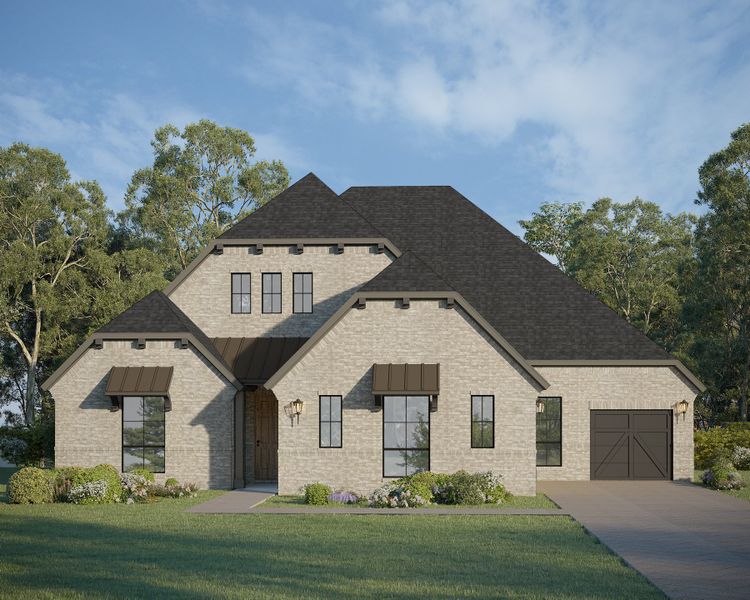 Plan 852 Elevation B Plan 852 Elevation B