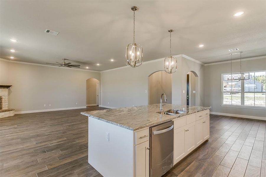Furnished interior view inside a new home in , Springtown (Image 7). Furnished interior view inside a new home in , Springtown (Image 7).