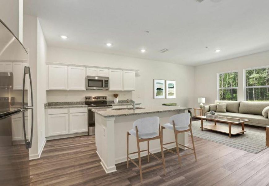 Furnished interior view inside a new home in Chestnut Grove, Douglasville (Image 3).