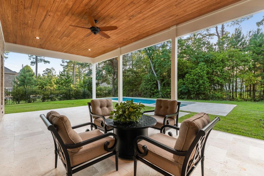 Exterior details and patio area of a home in , Tomball (Image 28). Exterior details and patio area of a home in , Tomball (Image 28).