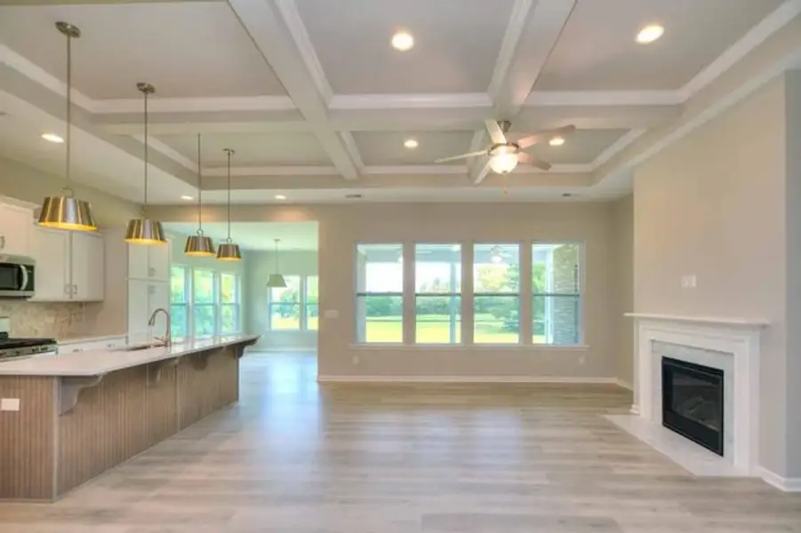 Representative unfurnished interior of a home built from the Sinclair by True Homes in Enclave at Wild Rose, Rock Hill (Image 8). Representative unfurnished interior of a home built from the Sinclair by True Homes in Enclave at Wild Rose, Rock Hill (Image 8).