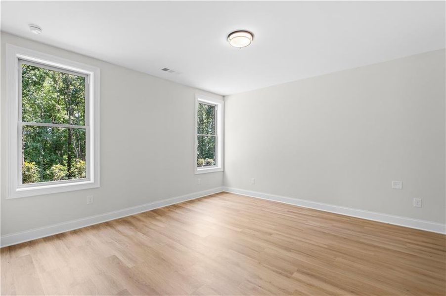 Spacious, unfurnished interior of a new home in Laurel View, Suwanee (Image 27). Spacious, unfurnished interior of a new home in Laurel View, Suwanee (Image 27).