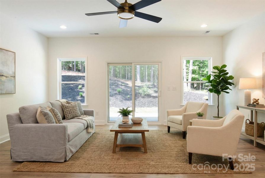 Furnished interior view inside a new home in , Salisbury (Image 11).