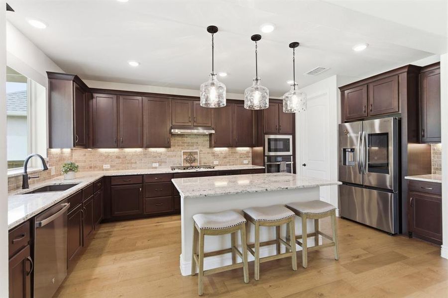 Furnished interior view inside a new home in , Denton (Image 31).