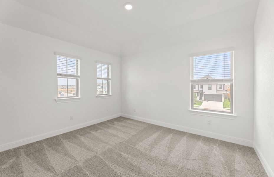 Spacious, unfurnished interior of a new home in Santa Rita Ranch, Liberty Hill (Image 39). Spacious, unfurnished interior of a new home in Santa Rita Ranch, Liberty Hill (Image 39).