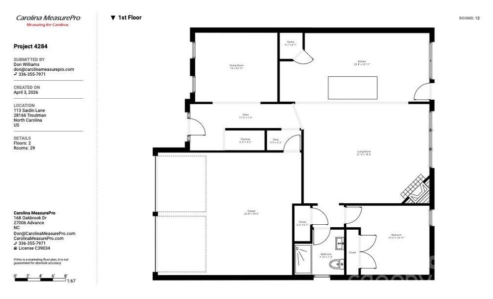 First Floor layout