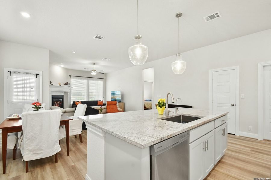 Furnished interior view inside a new home in The Crossvine 45’, Schertz (Image 28).