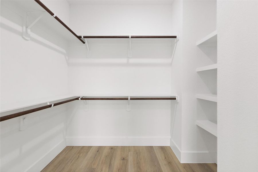 Primary closet Primary closet