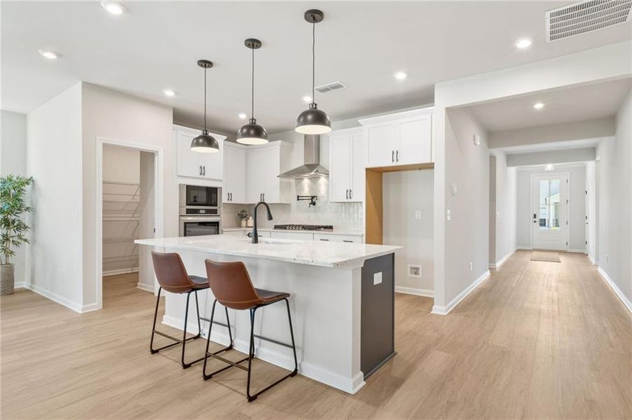 Furnished interior view inside a new home in Kelly Preserve, Loganville (Image 6).