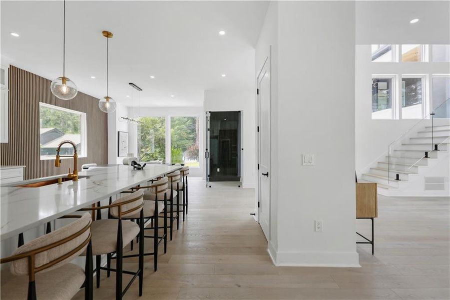 Furnished interior view inside a new home in , Atlanta (Image 41).