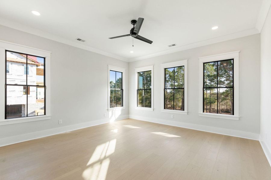 Spacious, unfurnished interior of a new home in Rivercroft, Awendaw (Image 22).