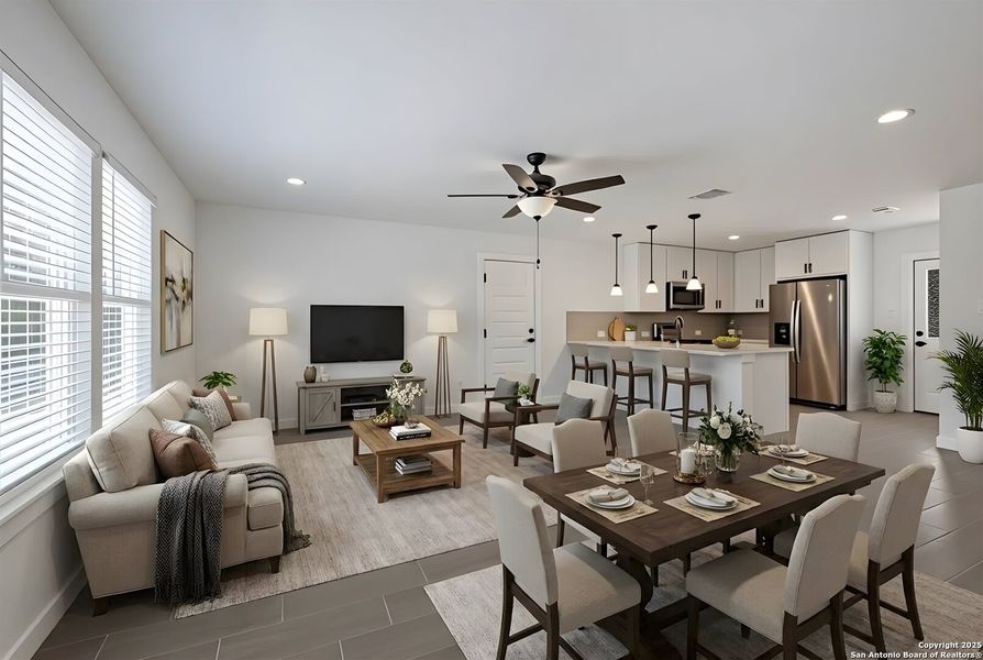 Furnished interior view inside a new home in , Bandera (Image 9). Furnished interior view inside a new home in , Bandera (Image 9).