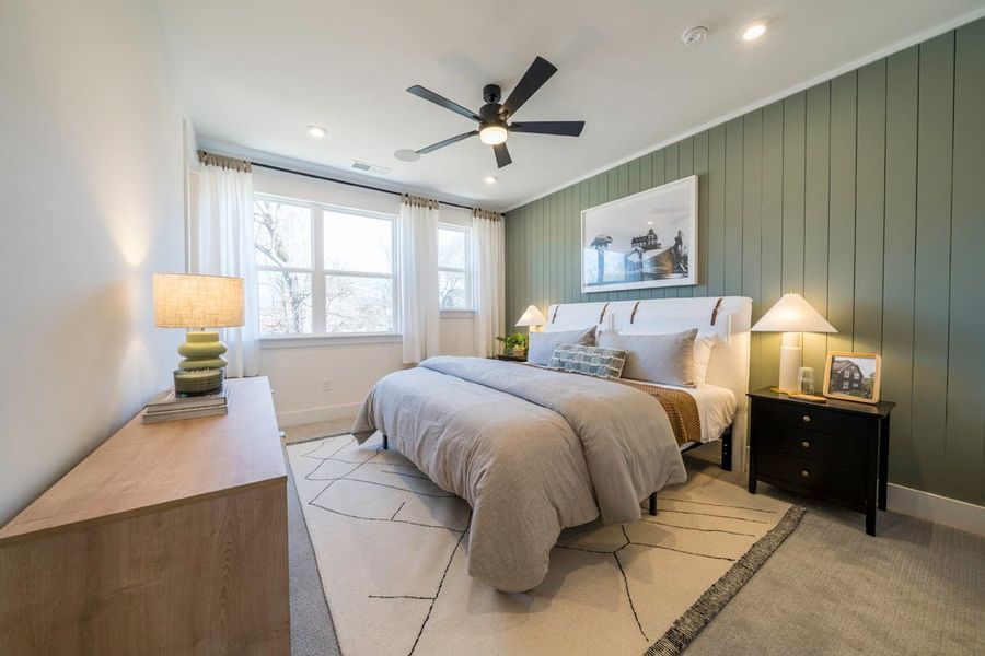 Furnished interior view inside a new home in Context at Oakhurst, Charlotte (Image 10).
