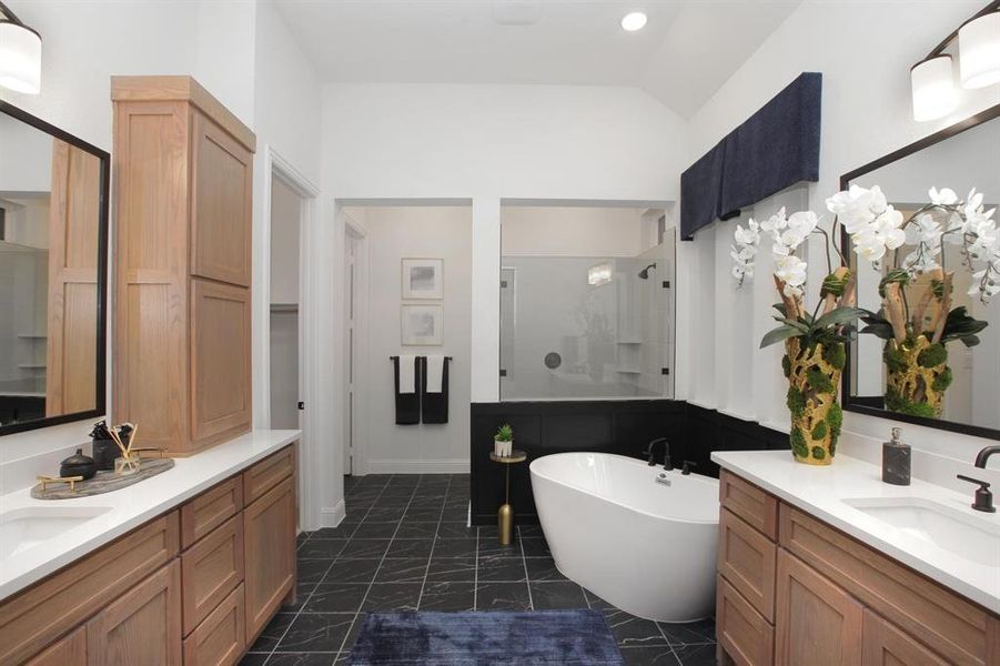 Furnished interior view inside a new home in Hillstead, Lavon (Image 13). Furnished interior view inside a new home in Hillstead, Lavon (Image 13).