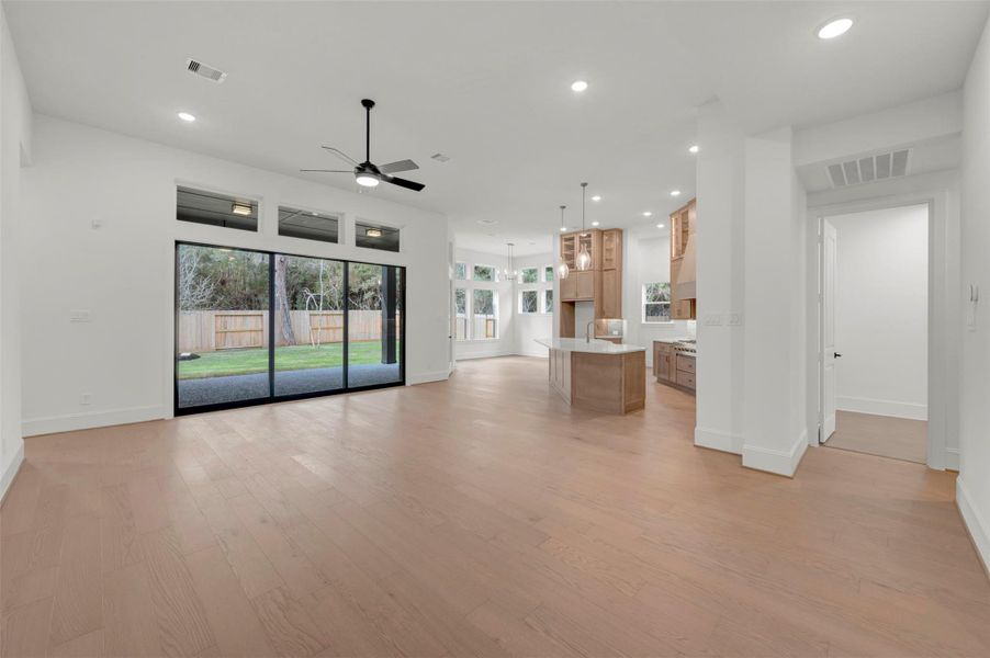 Spacious, unfurnished interior of a new home in The Woodlands Hills - Premier Collection, Willis (Image 28).