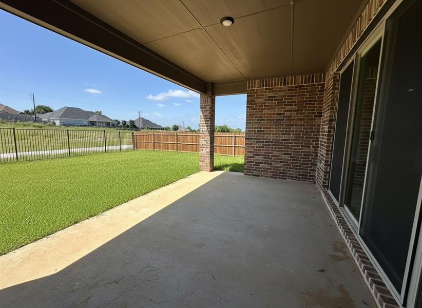 Exterior details and patio area of a home in , Cleburne (Image 14). Exterior details and patio area of a home in , Cleburne (Image 14).