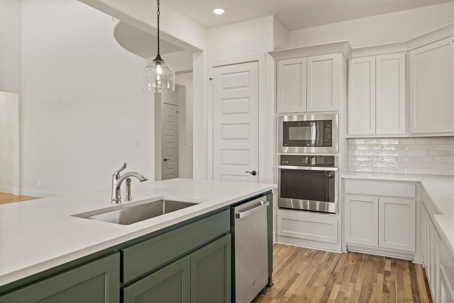 Furnished interior view inside a new home in Settlers Glen, New Fairview (Image 11).