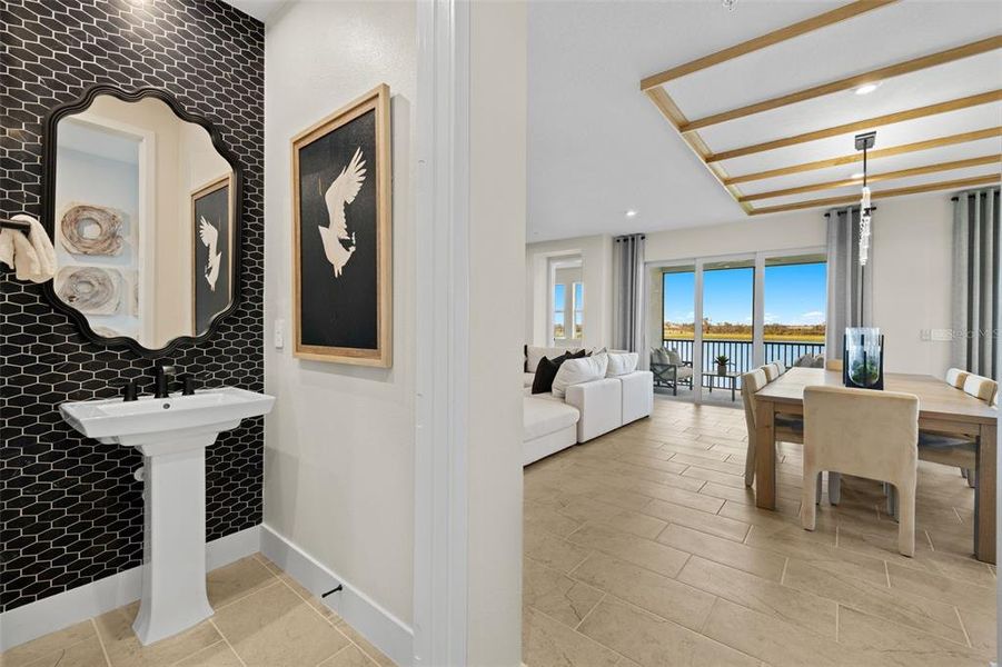 Model Powder Room Model Powder Room