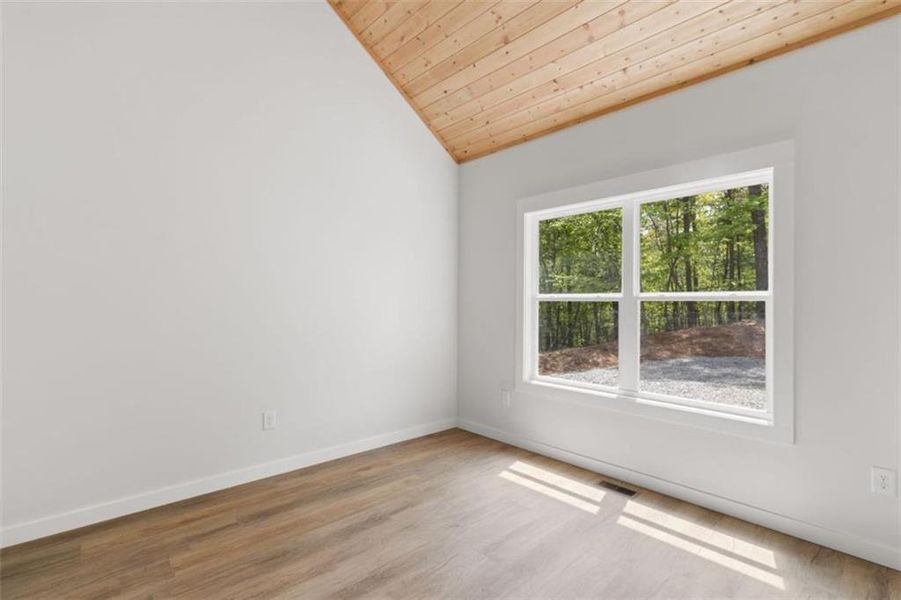 Spacious, unfurnished interior of a new home in , Ellijay (Image 37).