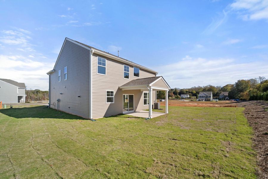 Exterior details and patio area of a home in Pisgah Park, Kernersville (Image 3).