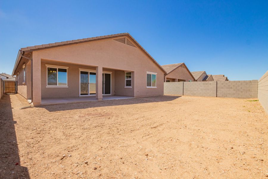 2D floor plan layout of this home in The Views at Rancho Cabrillo, Peoria, AZ (Image 4).