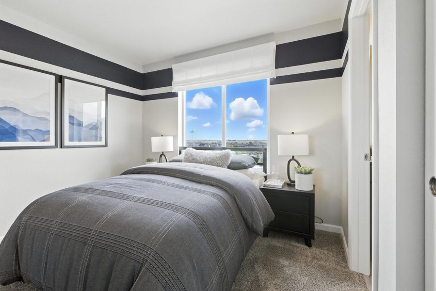Representative furnished interior of a home built from the Denali by Landsea Homes in Pintail Commons at Johnstown Village, Johnstown (Image 37).