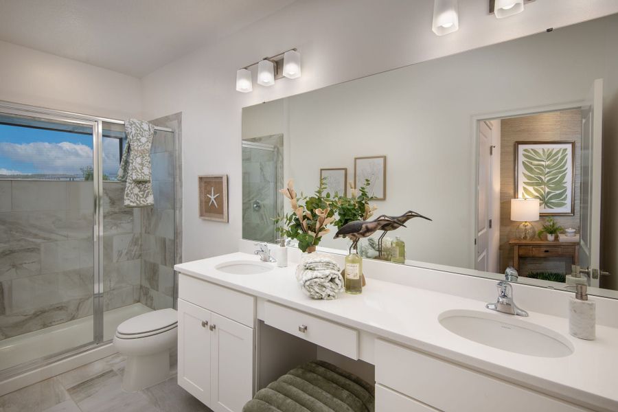 Representative furnished interior of a home built from the Nautilus Bonus Townhome by Park Square Residential in Paradiso Grande Resort, Orlando (Image 10).