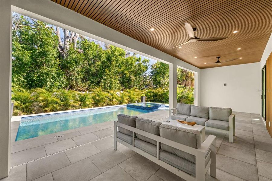 Exterior details and patio area of a home in , Sarasota (Image 32).