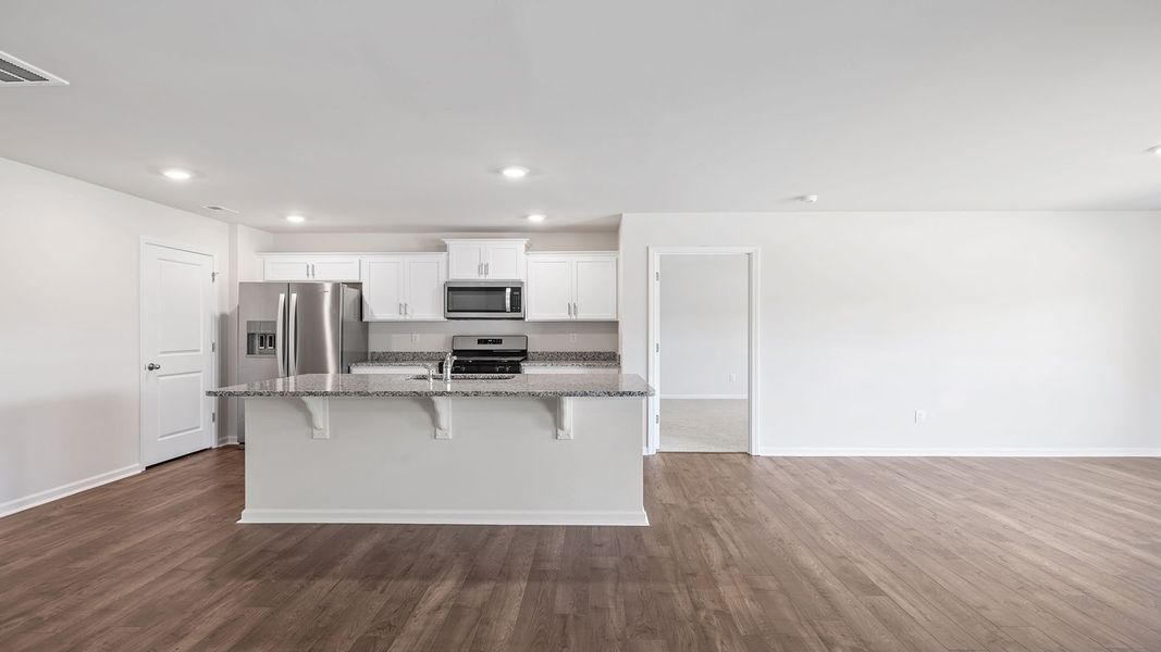 Furnished interior view inside a new home in Lightwood Cottages, Moore (Image 8).