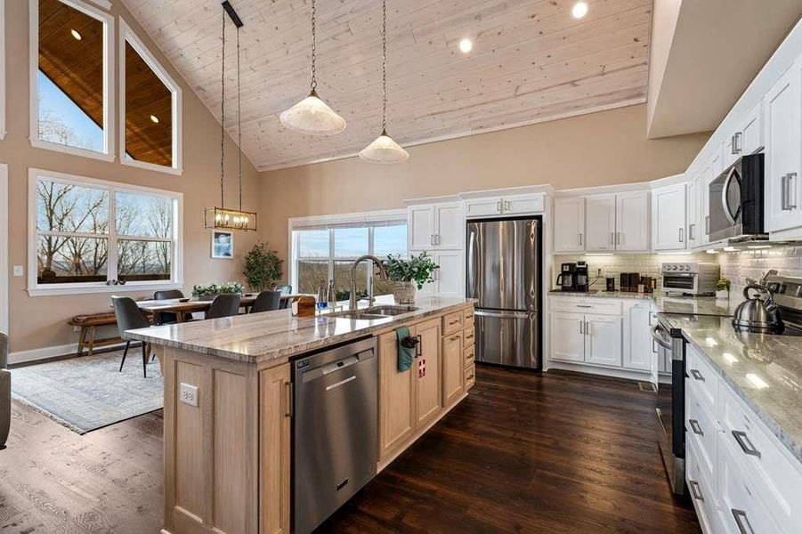 Furnished interior view inside a new home in , Talking Rock (Image 18).