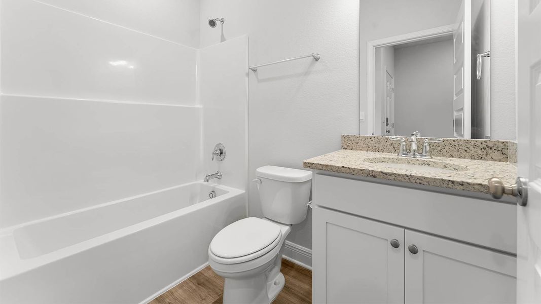 Furnished interior view inside a new home in Pine Creek and Heron Walk, Port Saint Joe (Image 6). Furnished interior view inside a new home in Pine Creek and Heron Walk, Port Saint Joe (Image 6).