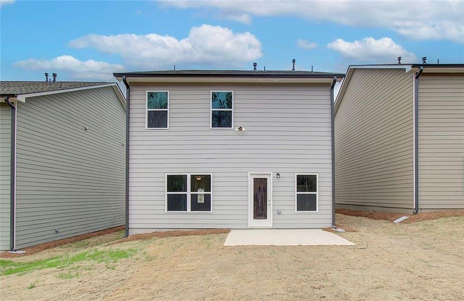 Front exterior of a new home in Kentmere, Auburn, GA, highlighting curb appeal (Image 17).