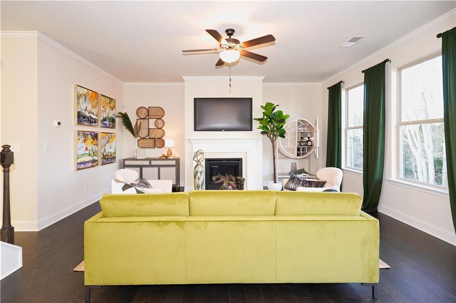 Furnished interior view inside a new home in Hellen Valley, Braselton (Image 21).