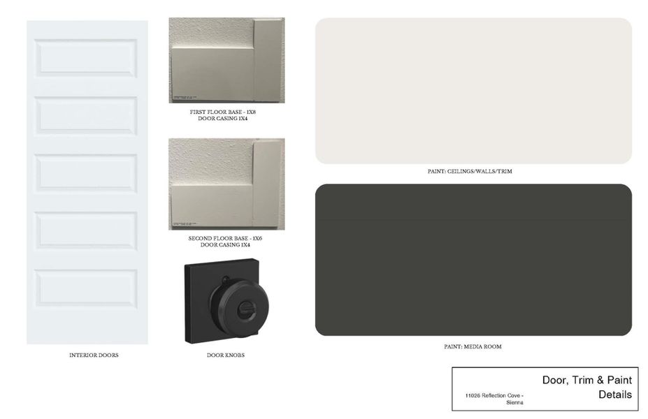 Sample of building materials used in homes in Sienna, Missouri City (Image 7).