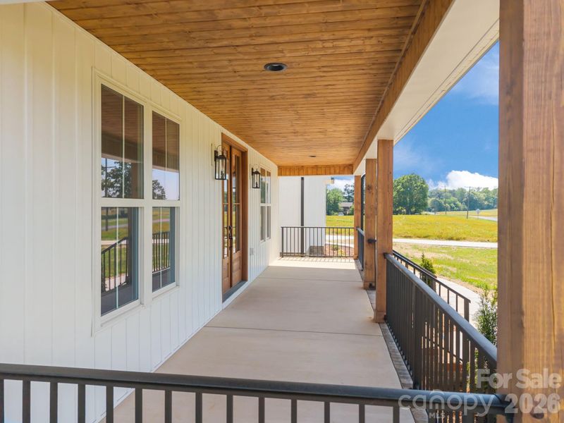Exterior details and patio area of a home in , China Grove (Image 25).