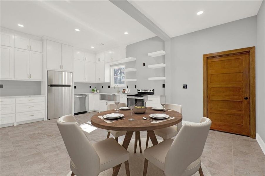 Furnished interior view inside a new home in , Rockmart (Image 13).