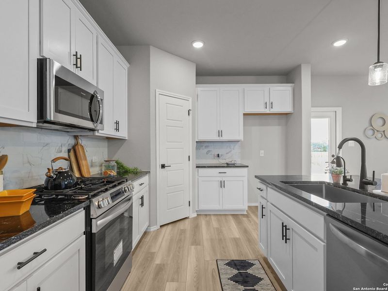 Furnished interior view inside a new home in Comanche Ridge, San Antonio (Image 16).