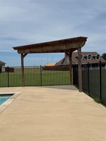 Pergola located inside the Community Pool Area