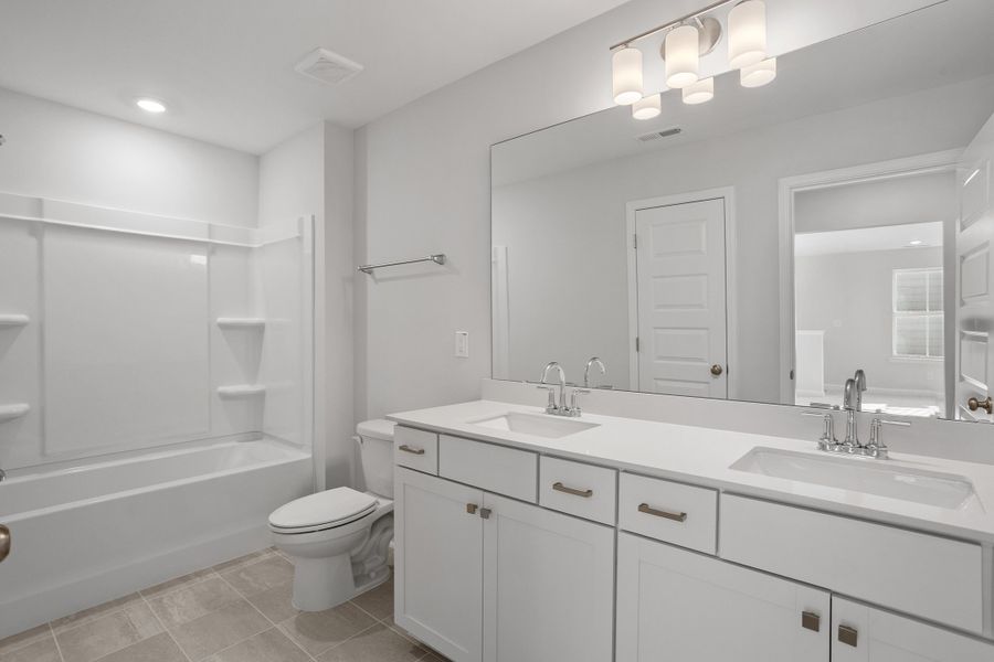 Furnished interior view inside a new home in Sweetbrier, Durham (Image 14).
