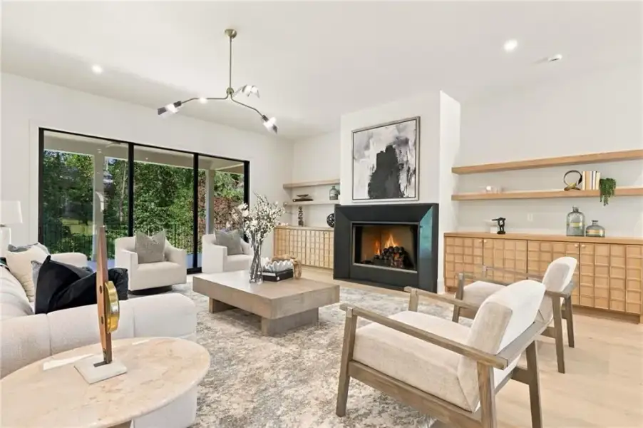 Furnished interior view inside a new home in , Sandy Springs (Image 38).