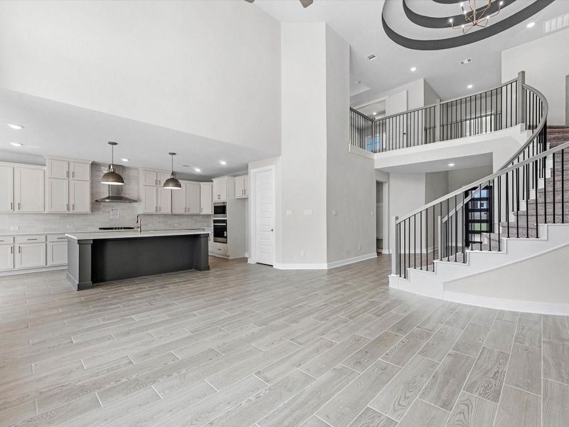 Furnished interior view inside a new home in Lago Mar - 60', Texas City (Image 8).