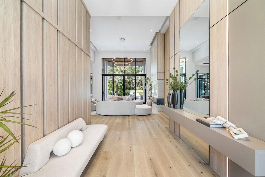 Furnished interior view inside a new home in , Delray Beach (Image 58).