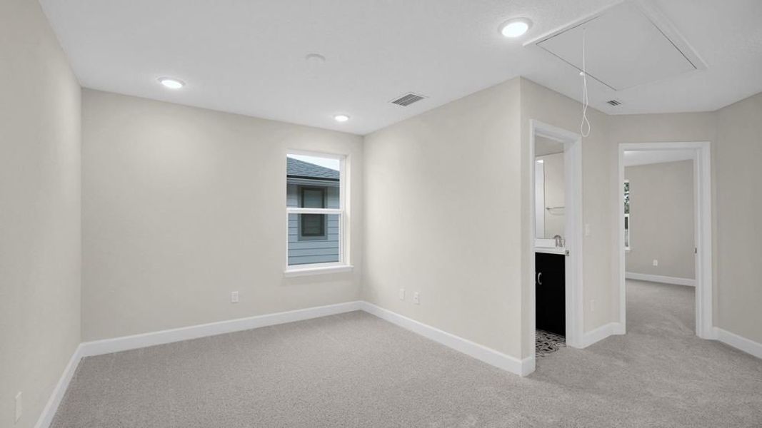 Representative unfurnished interior of a home built from the The Fanning by Providence Homes (Florida) in Reflections at Nocatee, Nocatee (Image 31).