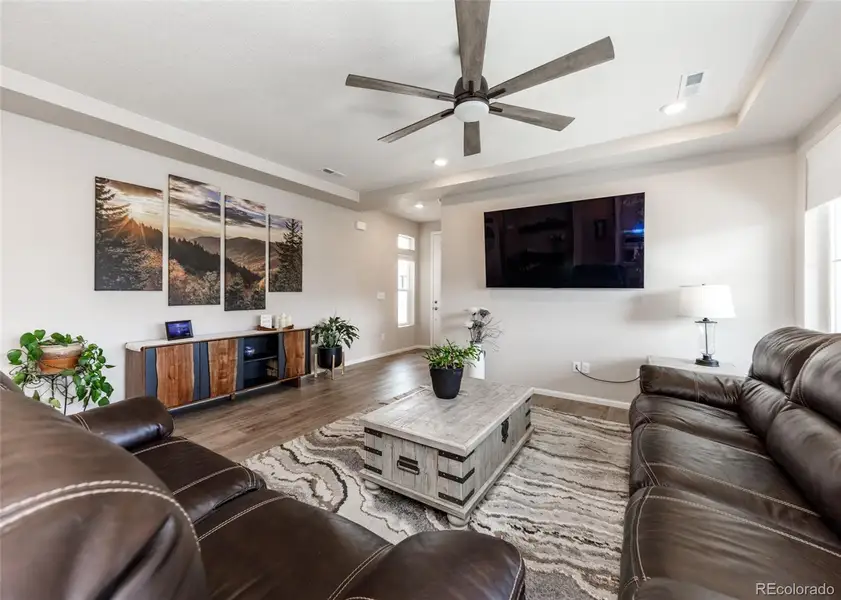 Furnished interior view inside a new home in , Colorado Springs (Image 10).
